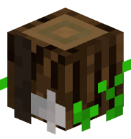 Axe on a Stump (spruce log)