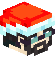 Man with Christmas Cap