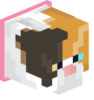 Collared Calico Cat (pink)