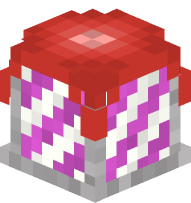 Firework Rocket (white / magenta)