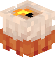 Candle (pumpkin, lit)