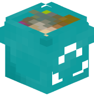 Recycling Bin (cyan, full)