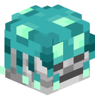 Skeleton with Glow Squid Hat