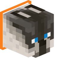 Collared Siamese Cat (orange)