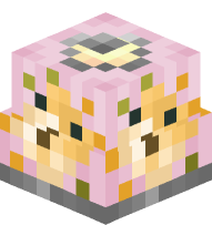 Lamp shade (pink, pufferfish)