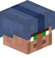 Villager with Leather Hat (blue)
