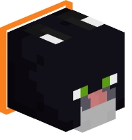 Collared Tuxedo Cat (orange)