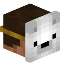 Steve with Polar Bear Mask