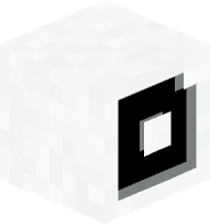 White ם (Mem Sofit)