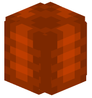 Orange Checkers Piece