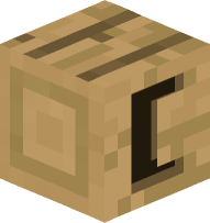 Oak Wood Square Bracket (open)