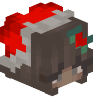 Woman with Christmas Cap