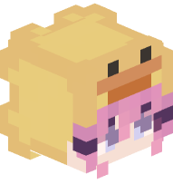 Girl with Duck Costume