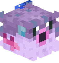 Pufferfish with Makeup (lilac, mutated)