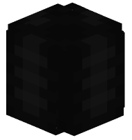 Black Checkers Piece