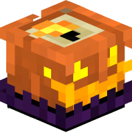 Candle (pumpkin, lit)