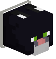 Collared Tuxedo Cat (light gray)