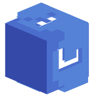 Dreidel (blue, gimel)