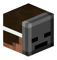 Man with Wither Skeleton Mask