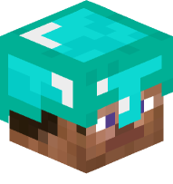 Steve with Diamond Helmet