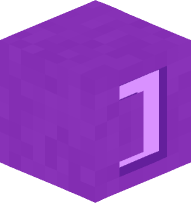 Purple Square Bracket (closed)