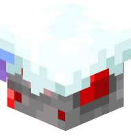 Redstone Ore with Snow