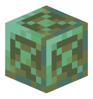 Weathered Chiseled Copper Block