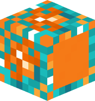 Glazed Terracotta Clock (orange)