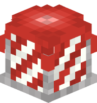 Firework Rocket (white / red)