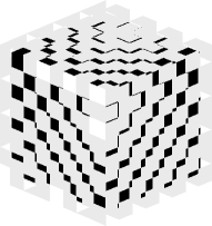 White Fancy Cube