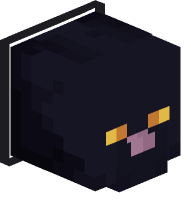 Collared Black Cat (black)