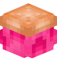 Ice Cream Cone (Strawberry, Upside Down)