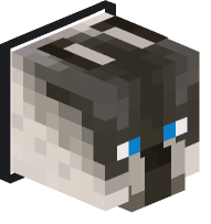 Collared Siamese Cat (black)